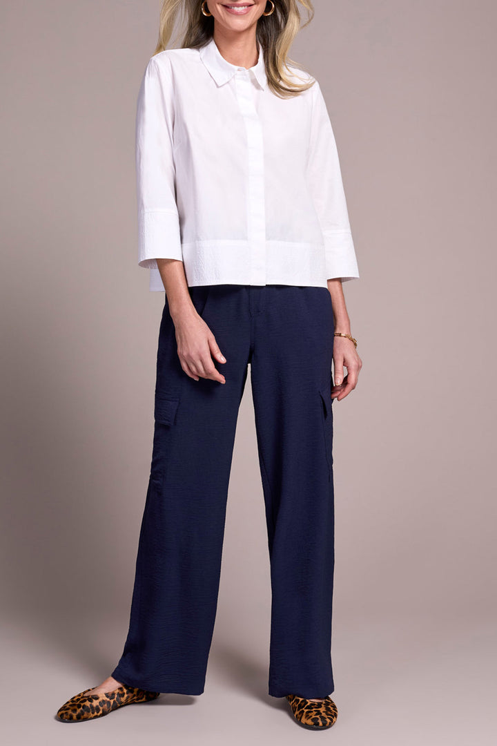 Tribal White Blouse with detail