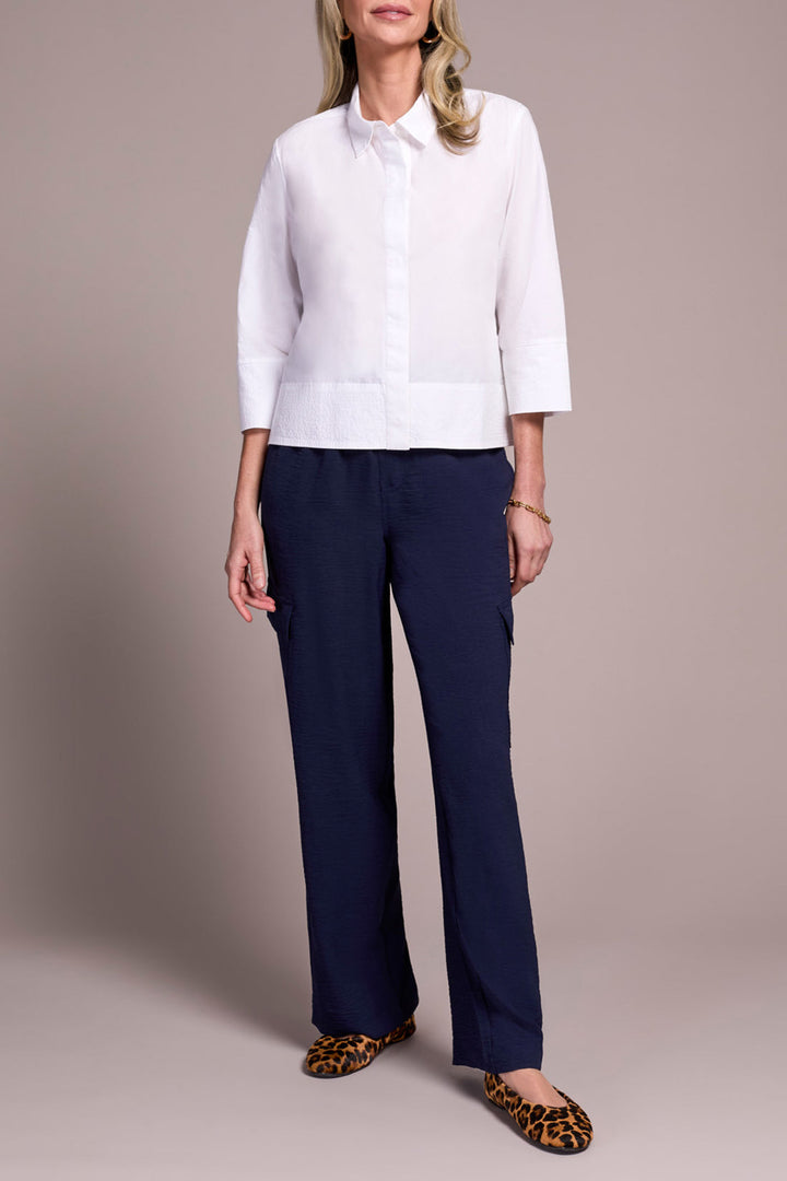 Tribal White Blouse with detail