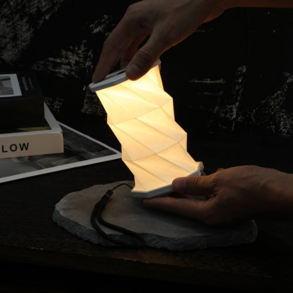 Mini Twist Hexagon Lamp