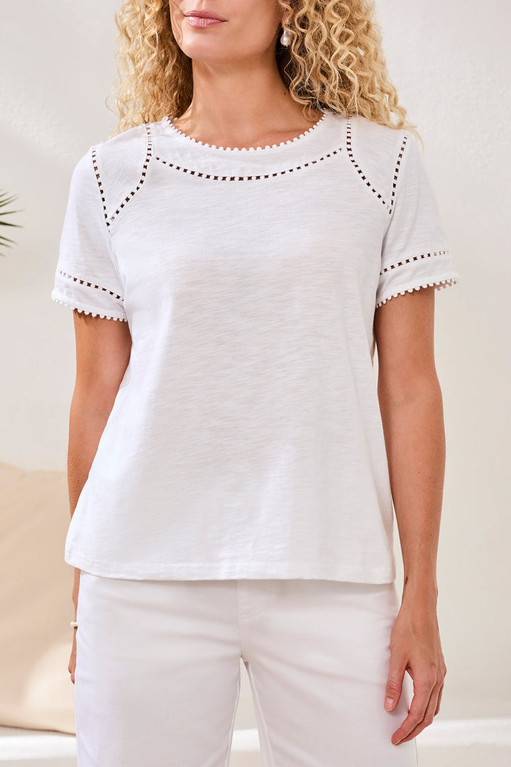 Tribal Dotted Lace Top