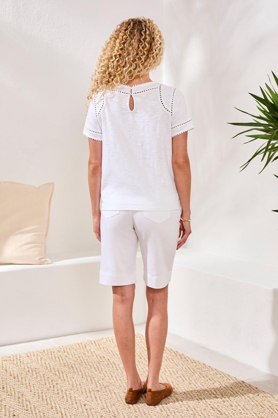 Tribal Dotted Lace Top