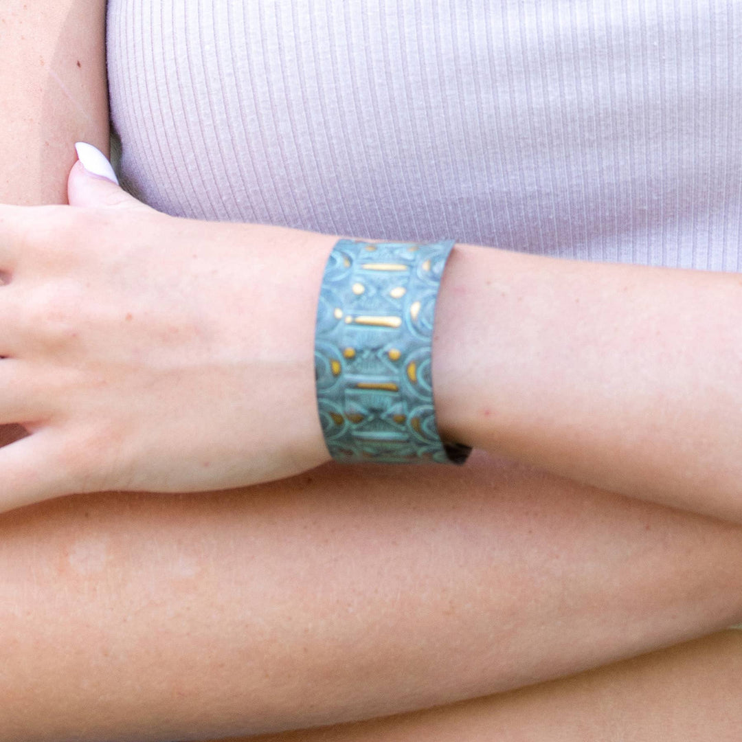 Handcrafted Patina Cuff Bracelet