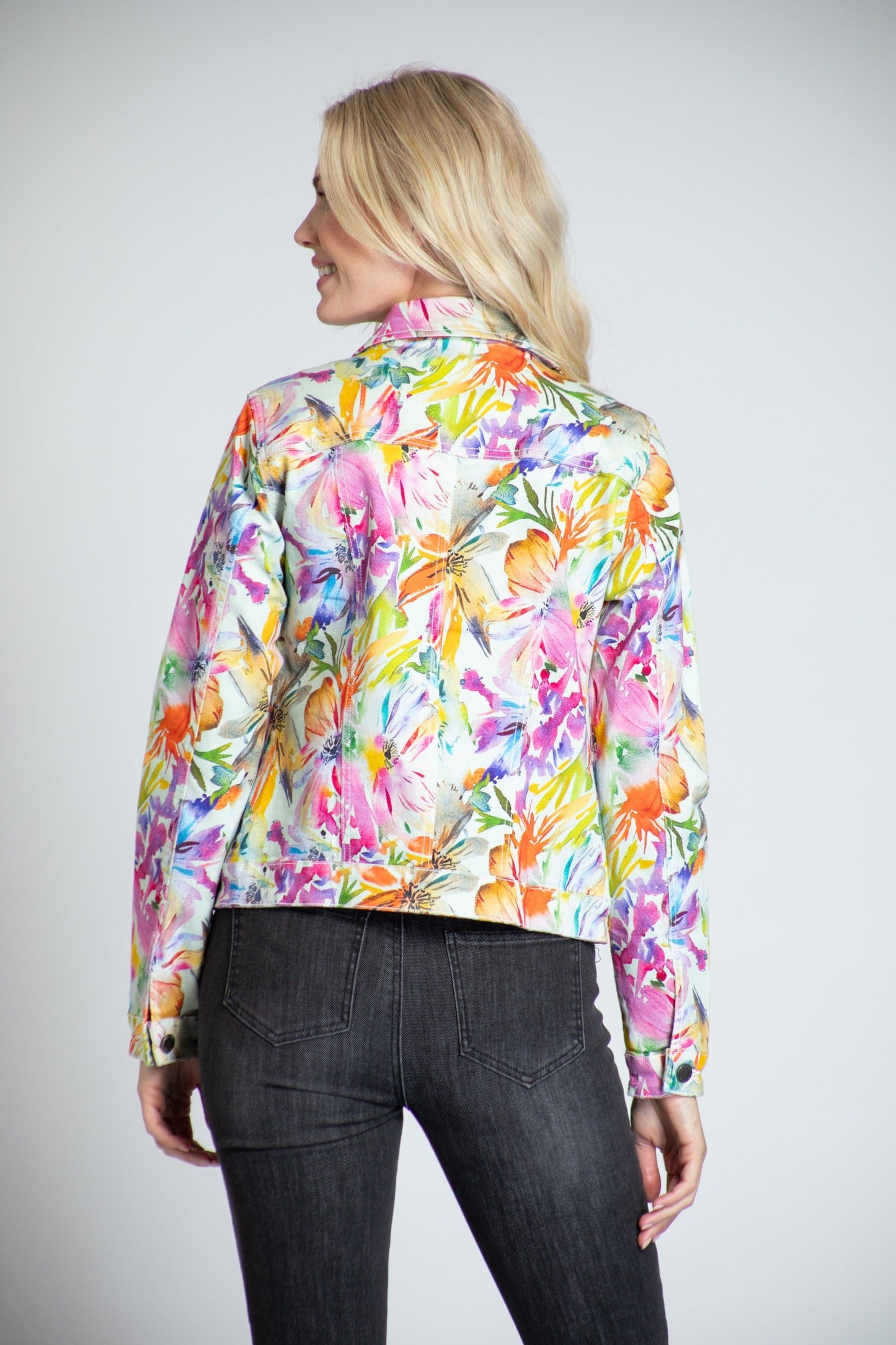 Printed Denim Jacket