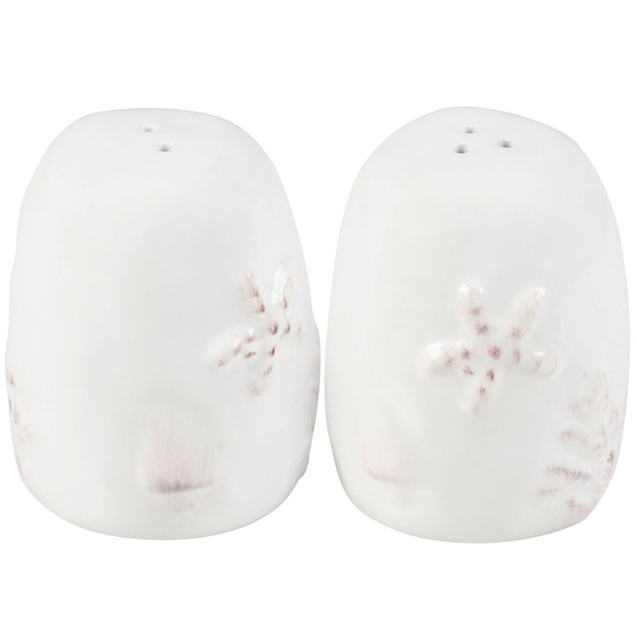 Embossed Beach Salt And Pepper Shakers