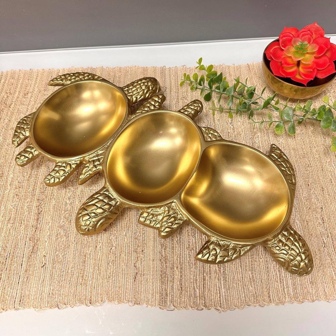 Turtle Shell Tray Golden Sea Turtle Tray – The Islander FMB