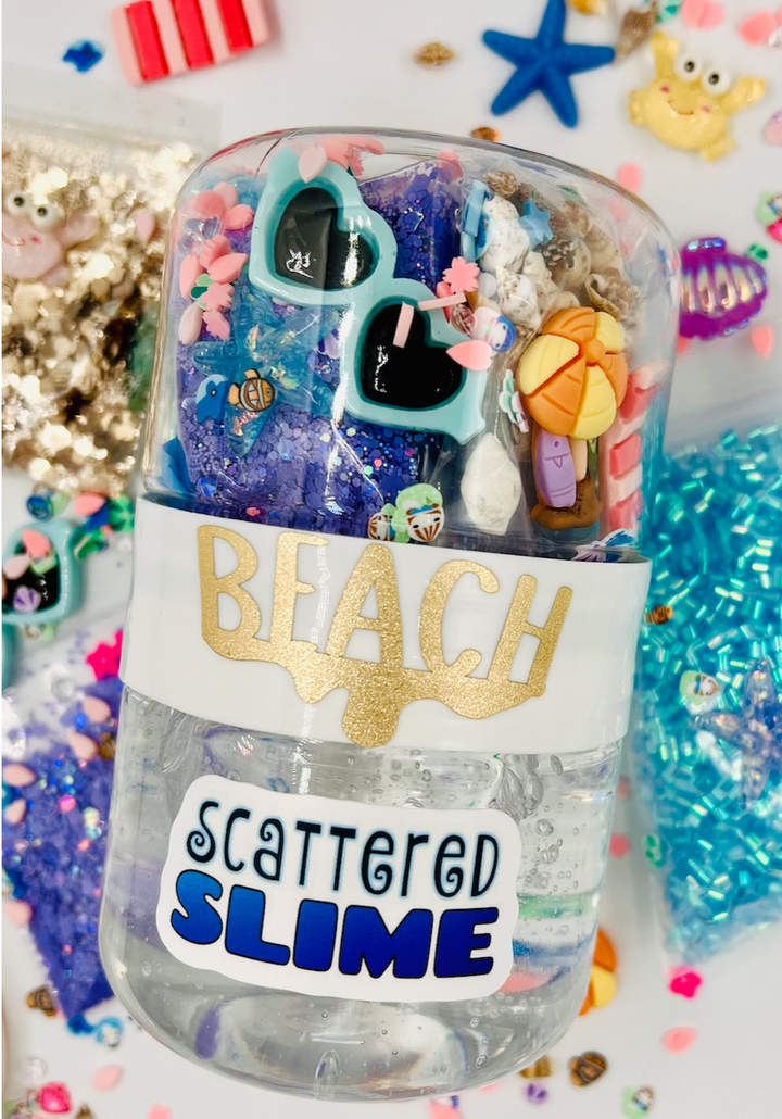 Beach and Ocean and Mermaid Slime Kit