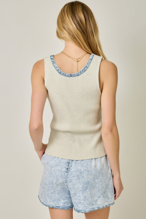 Henley Tank Top