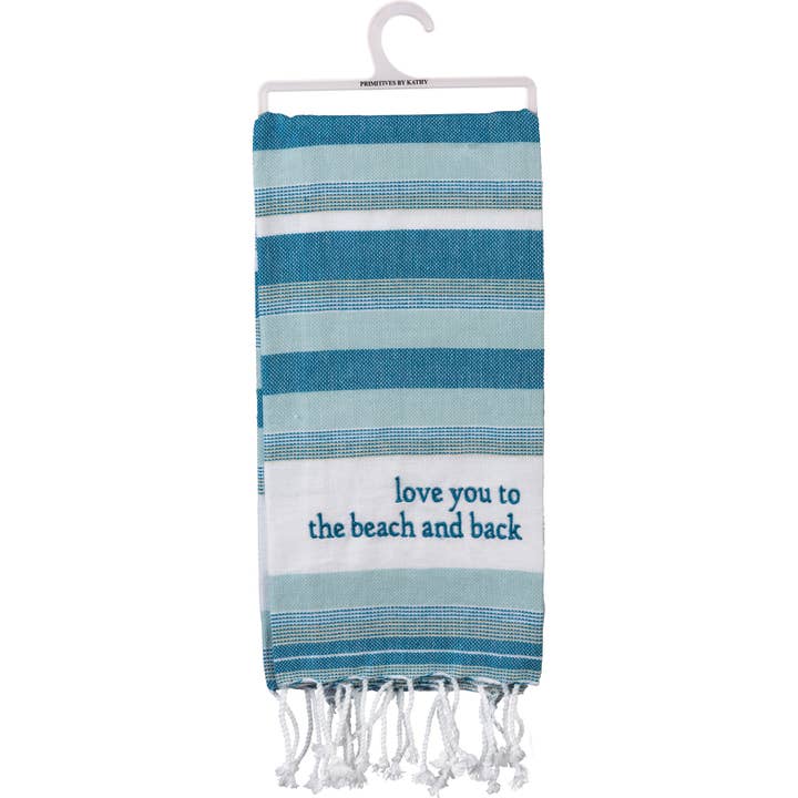 Love You To the Beach Dish Towel
