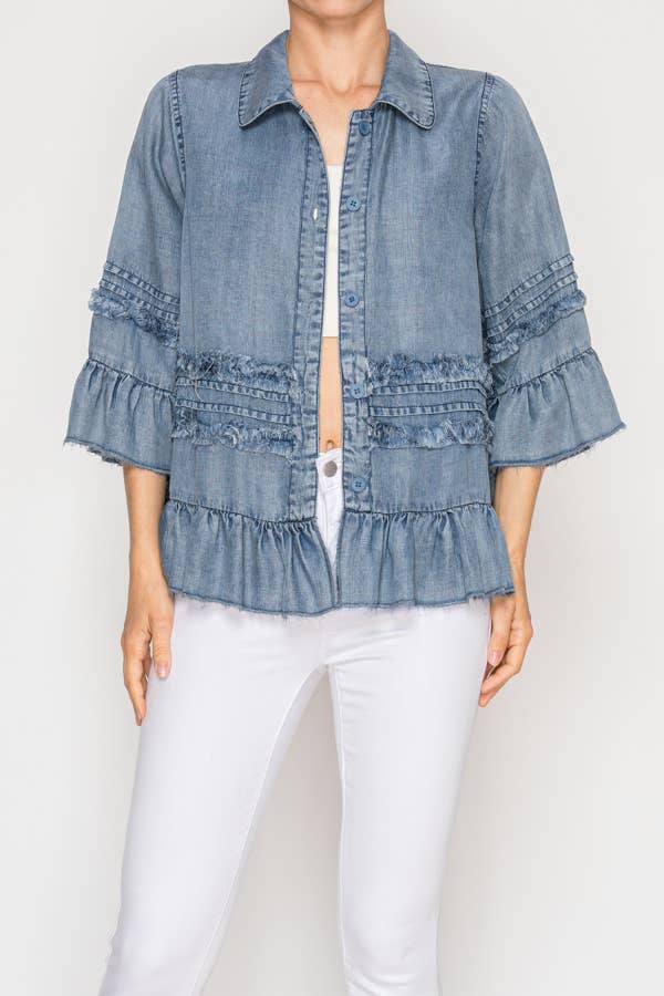 Origami Ruffle Jacket