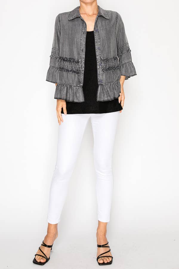Origami Ruffle Jacket