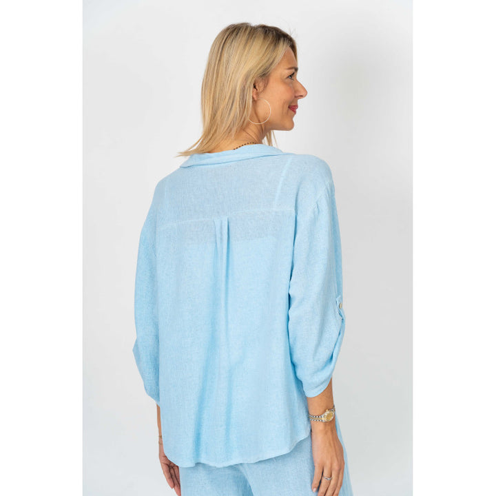Look Mode Raw Edge 3/4 sleeve