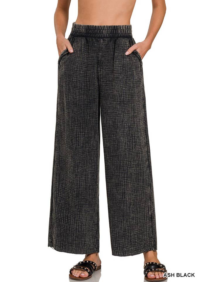 Washed Gauze Pants