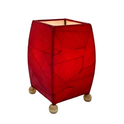 Eangee Mini Square Cocoa Leaf Lamp