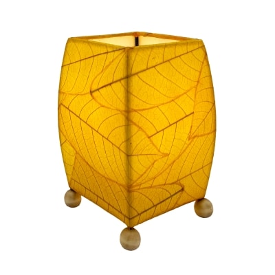 Eangee Mini Square Cocoa Leaf Lamp