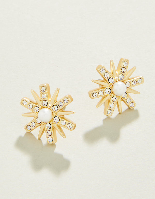 Starry Night Stud Earrings Crystal