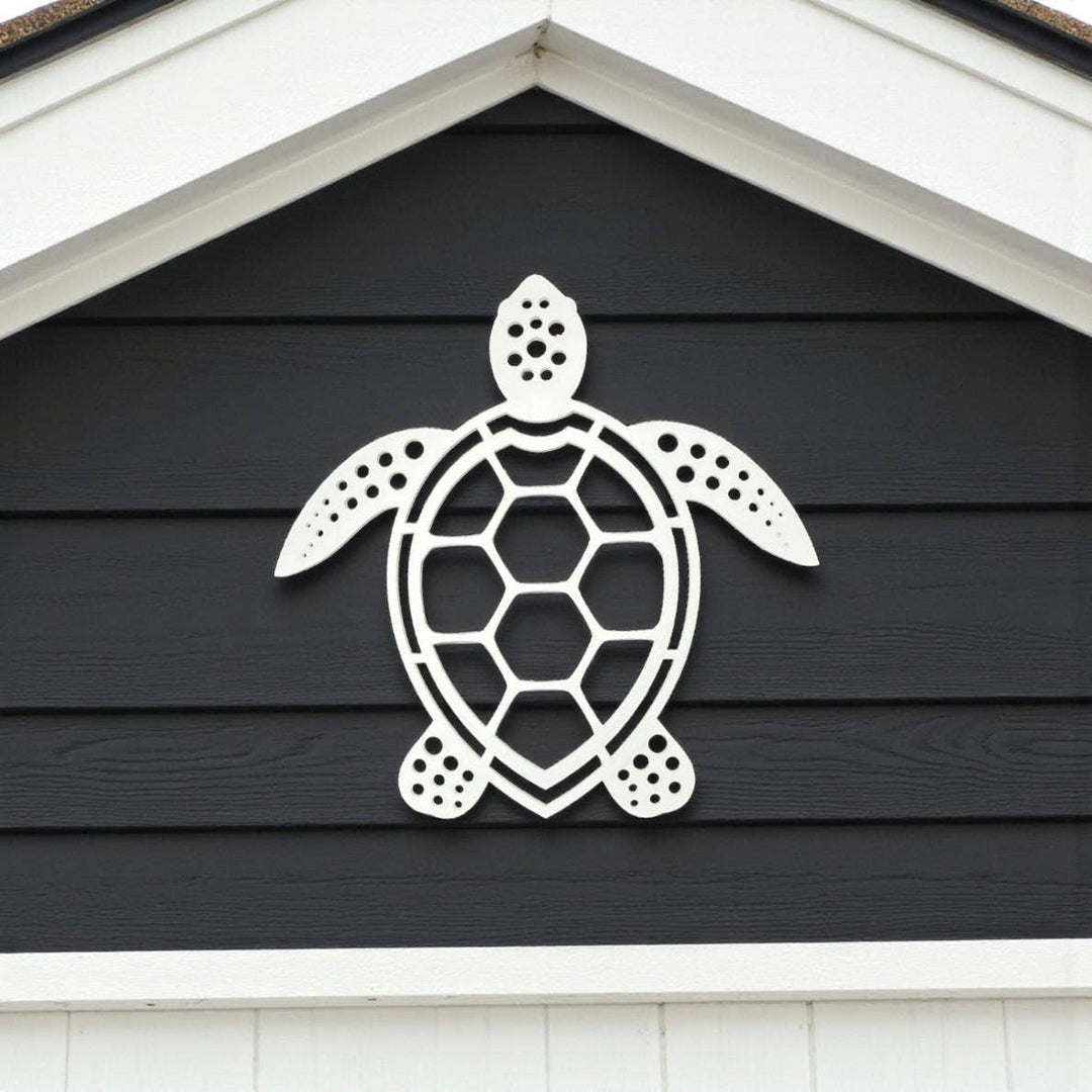 Sea Turtle Outdoor Wall Art, Weatherproof PVC