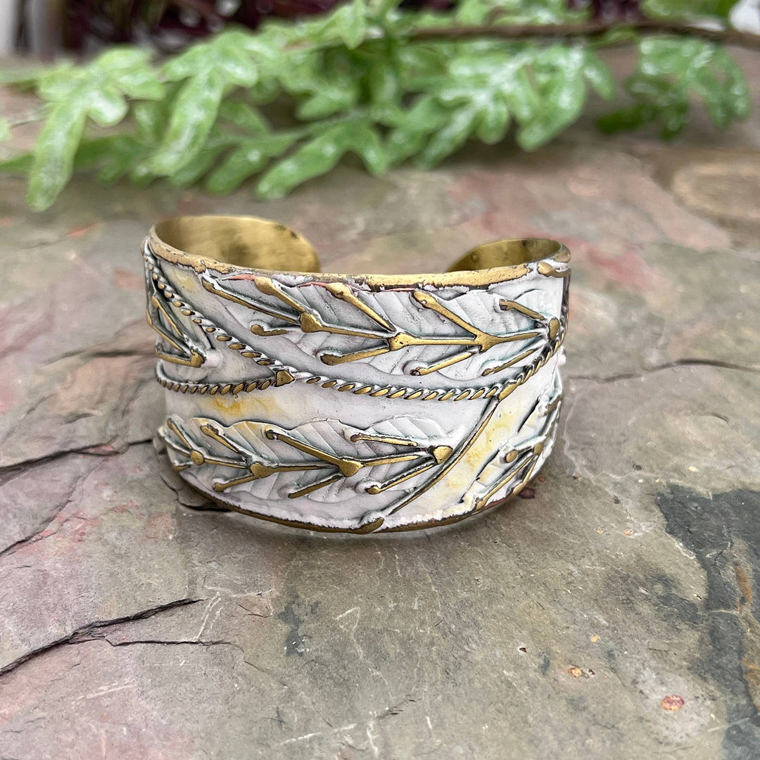 Handcrafted Patina Cuff Bracelet
