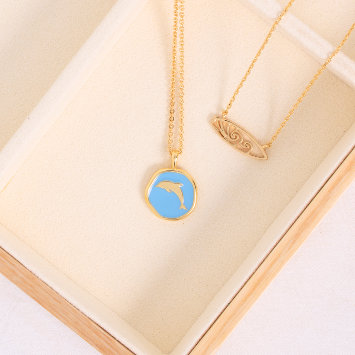 Enamel Icon Necklace