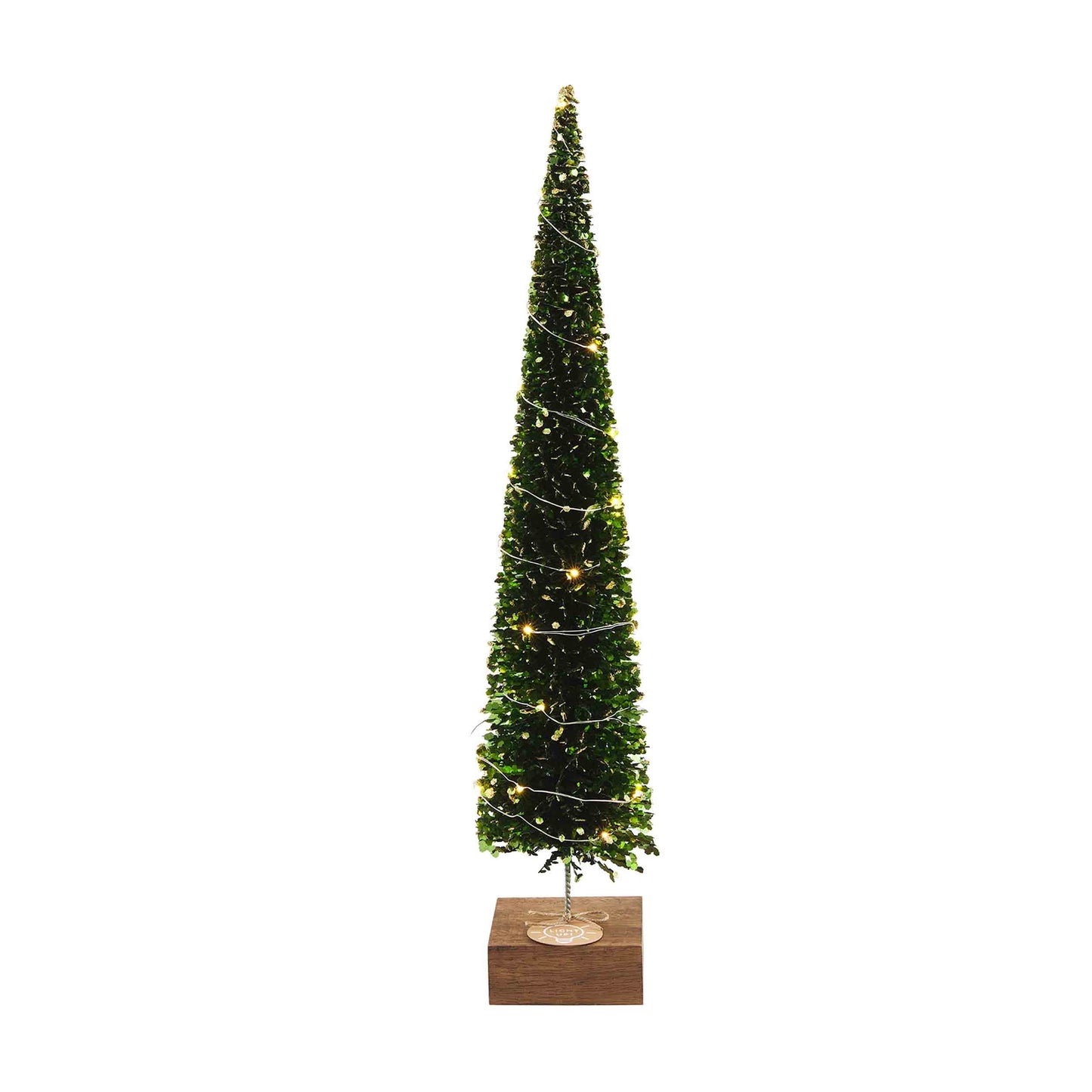 Light-Up Boxwood Tree