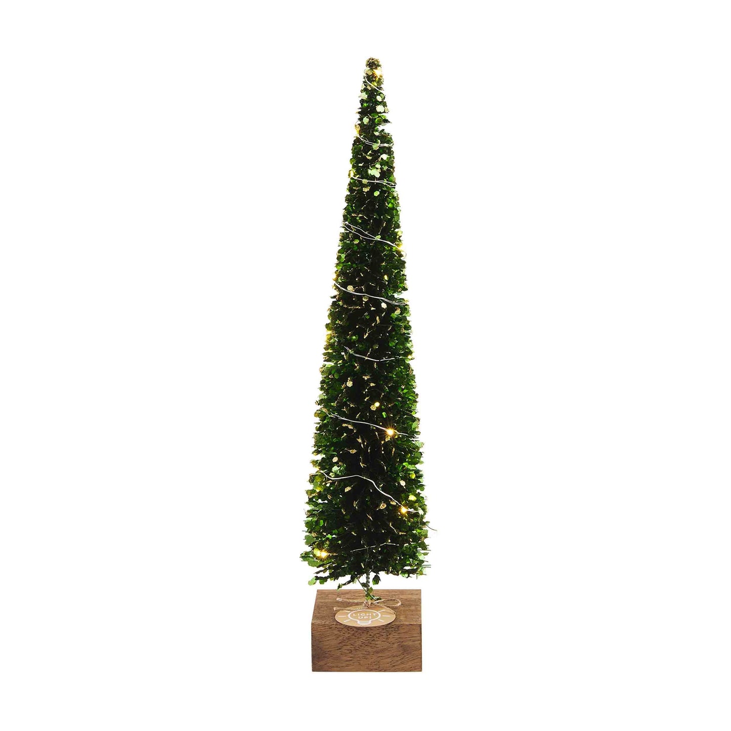 Light-Up Boxwood Tree