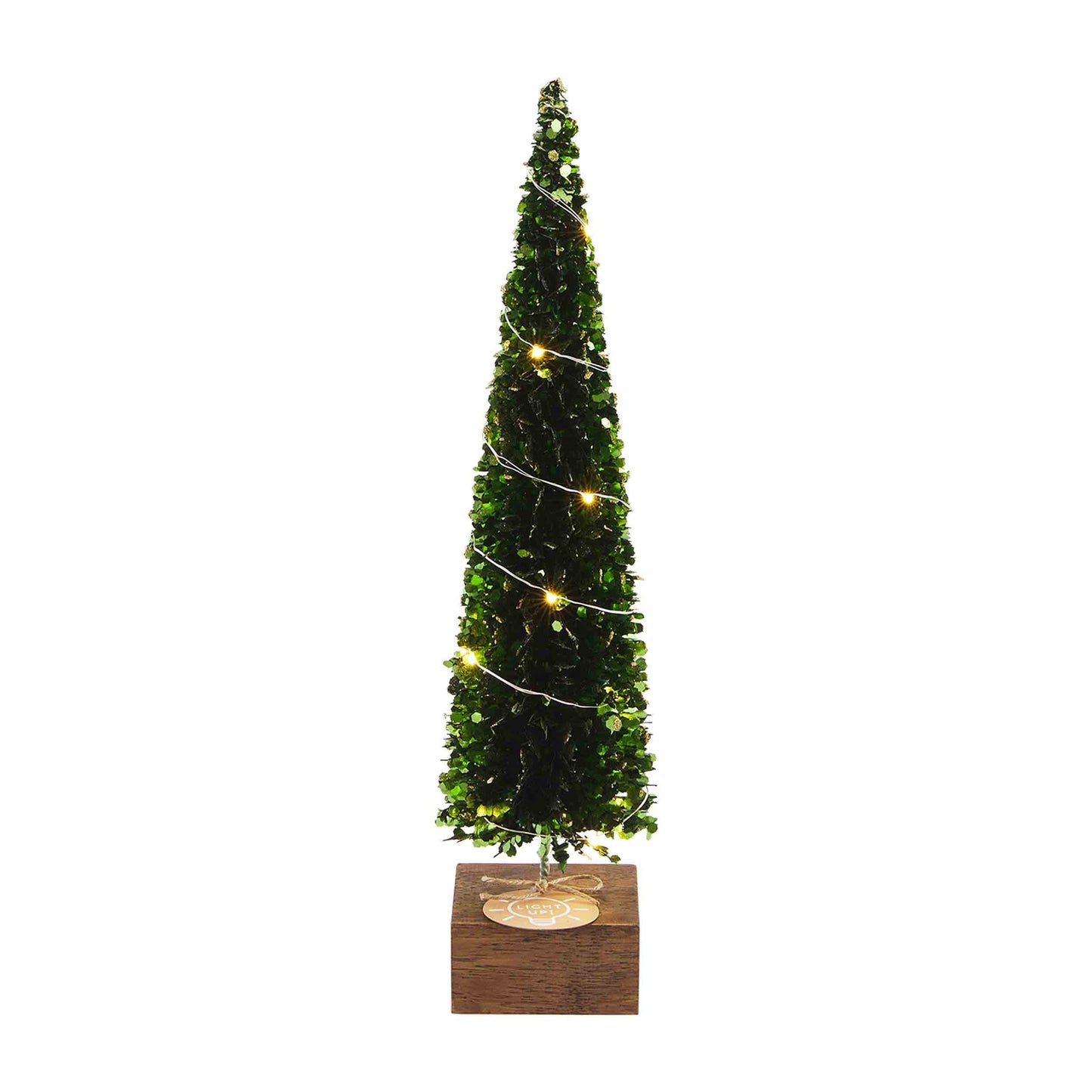 Light-Up Boxwood Tree