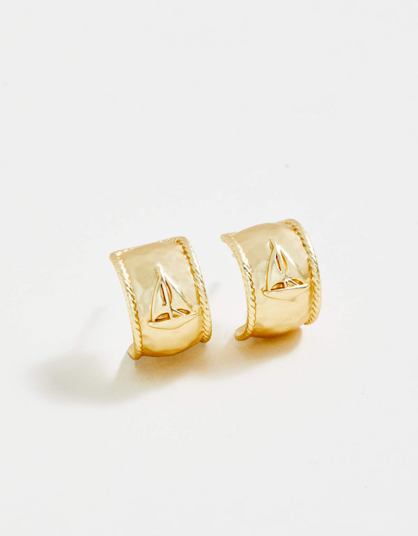 Set Sail Hoop Earrings