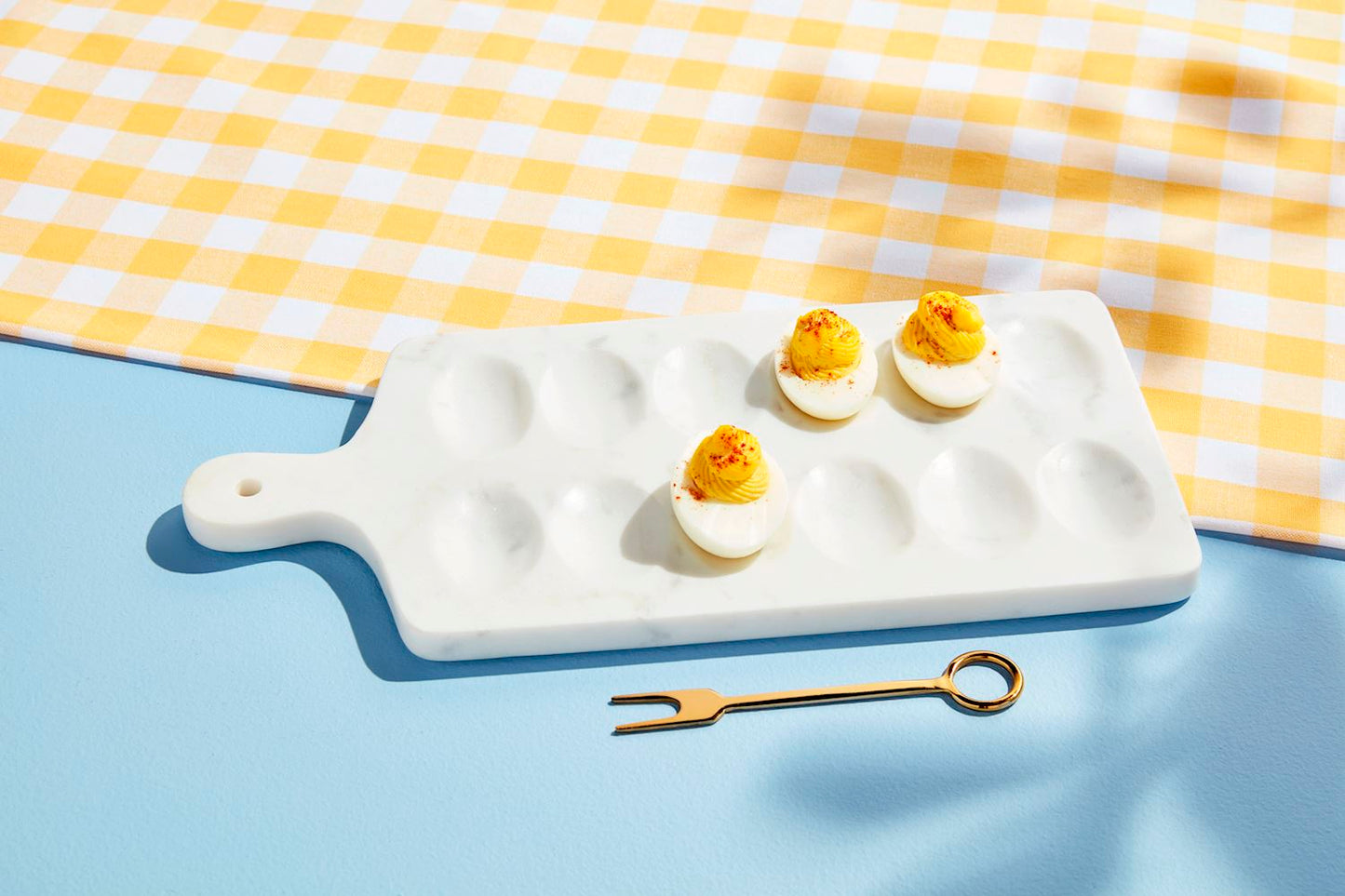 Mud Pie Marble Deviled Egg tray