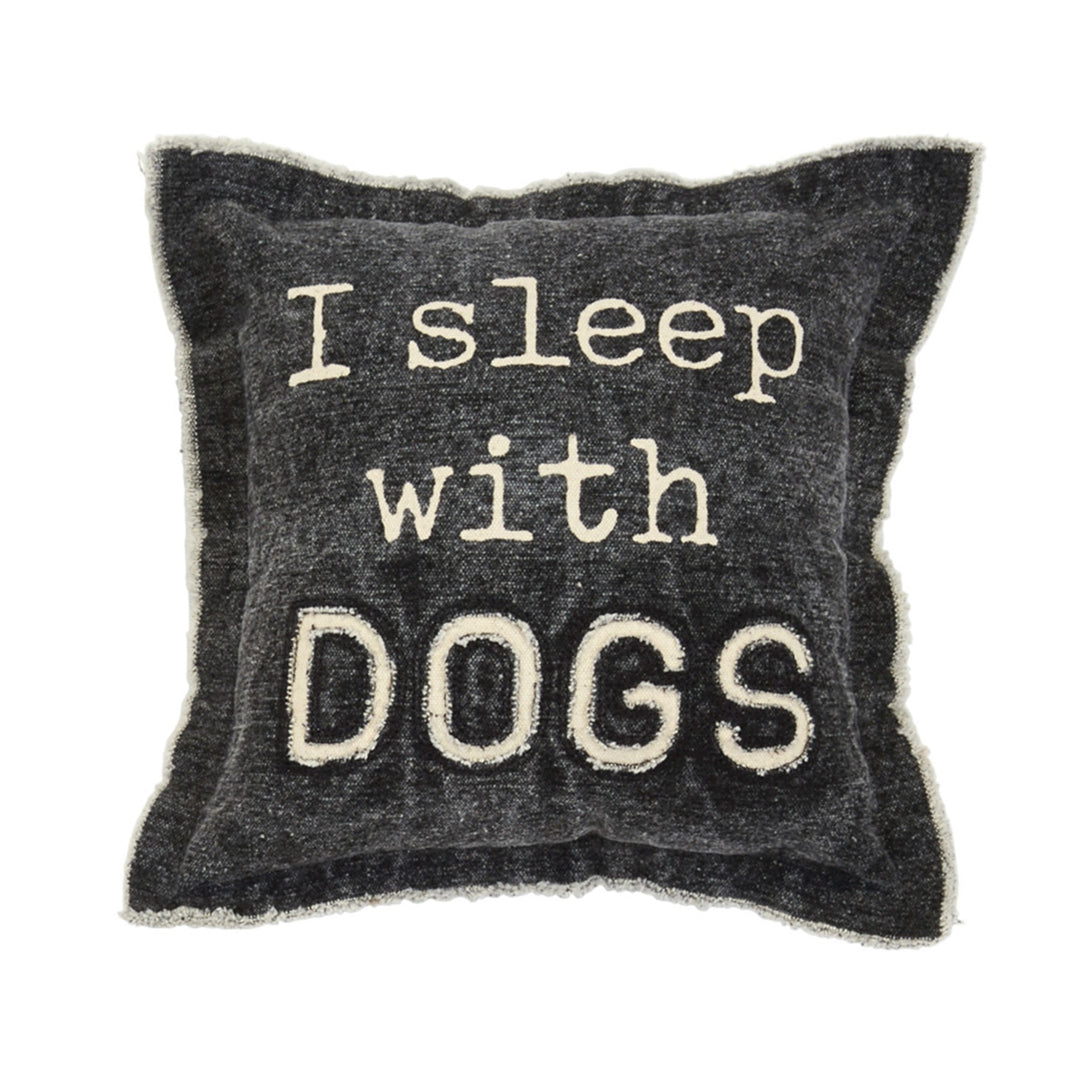 Washed Canvas Dog Pillow