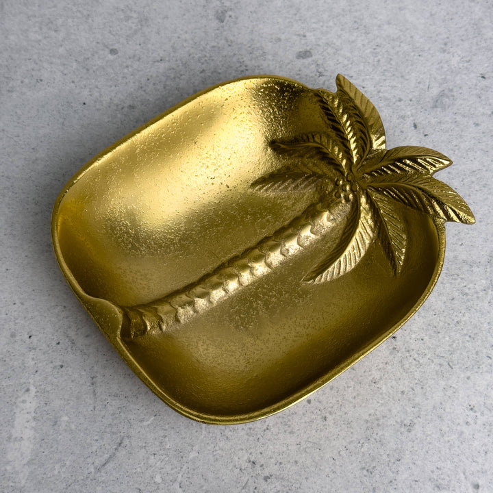 Golden Palm Tree Bowl