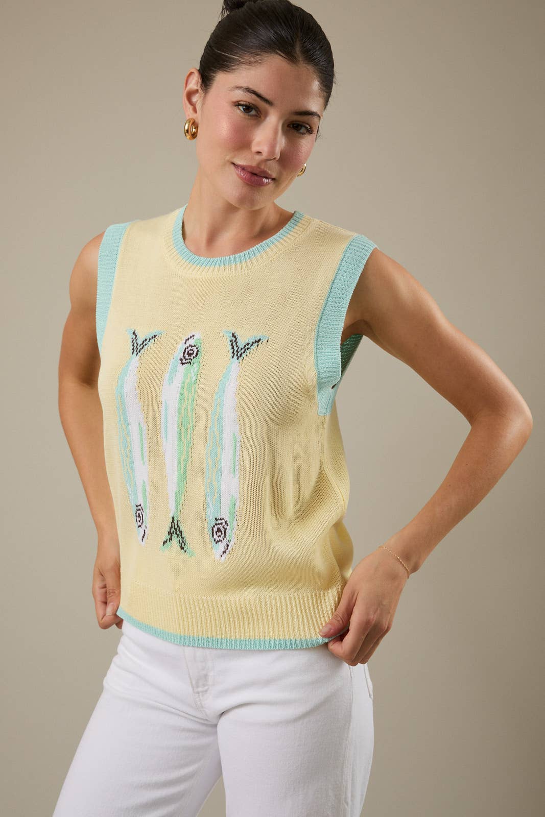 3 Fish Sweater Vest
