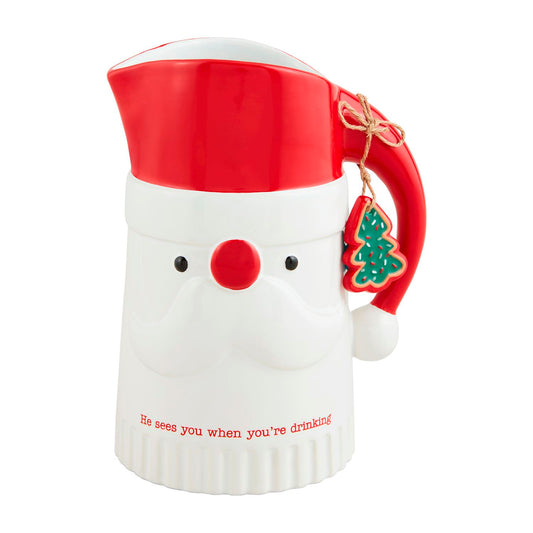 Santa Ceramic Pitcher