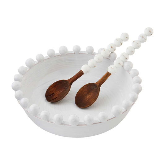 Mud Pie Beaded Serving Bowl