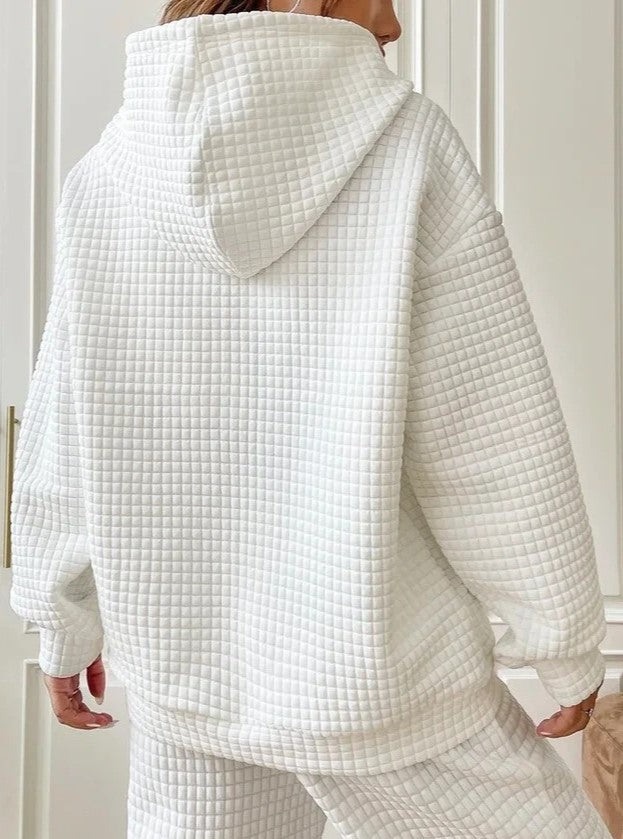 Waffle Hooded Sweatshirt