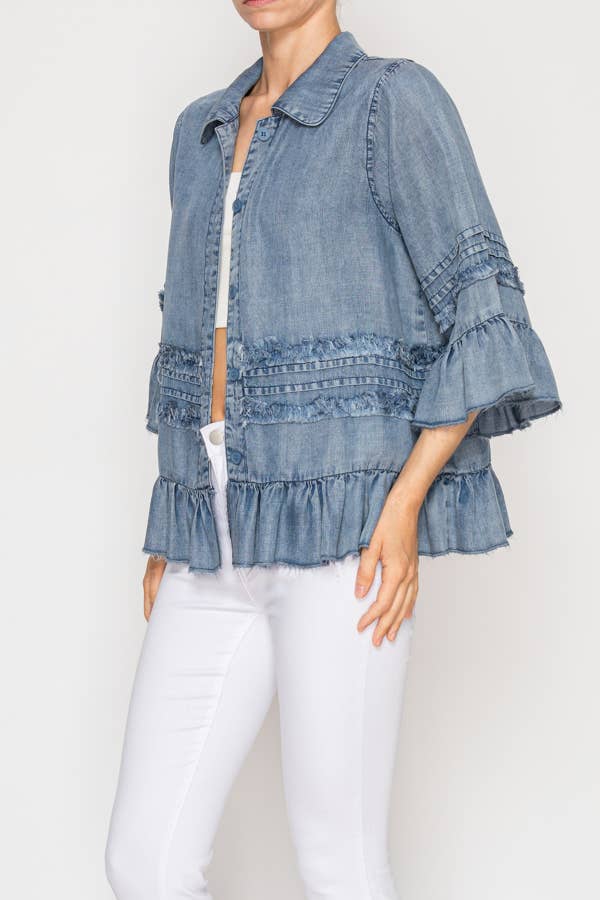 Origami Ruffle Jacket