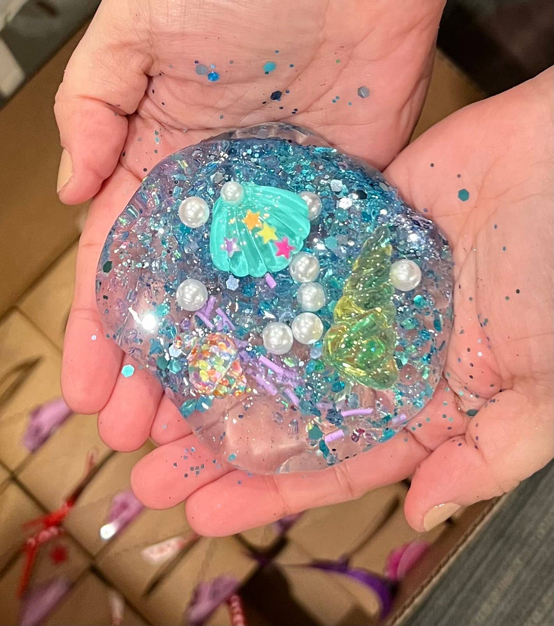 Beach and Ocean and Mermaid Slime Kit