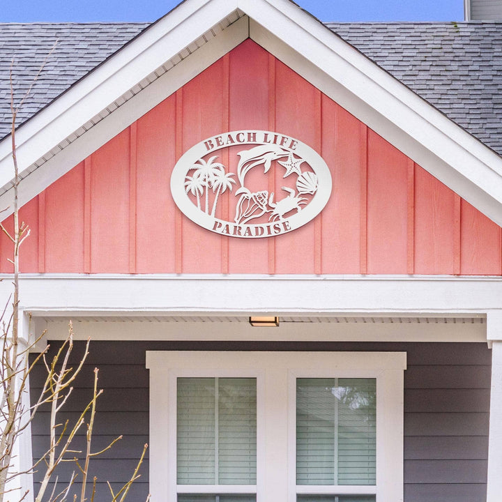 Custom Beach House Sign: 36"