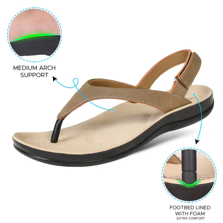 VERRA SOFT TOE VELCRO SANDALS