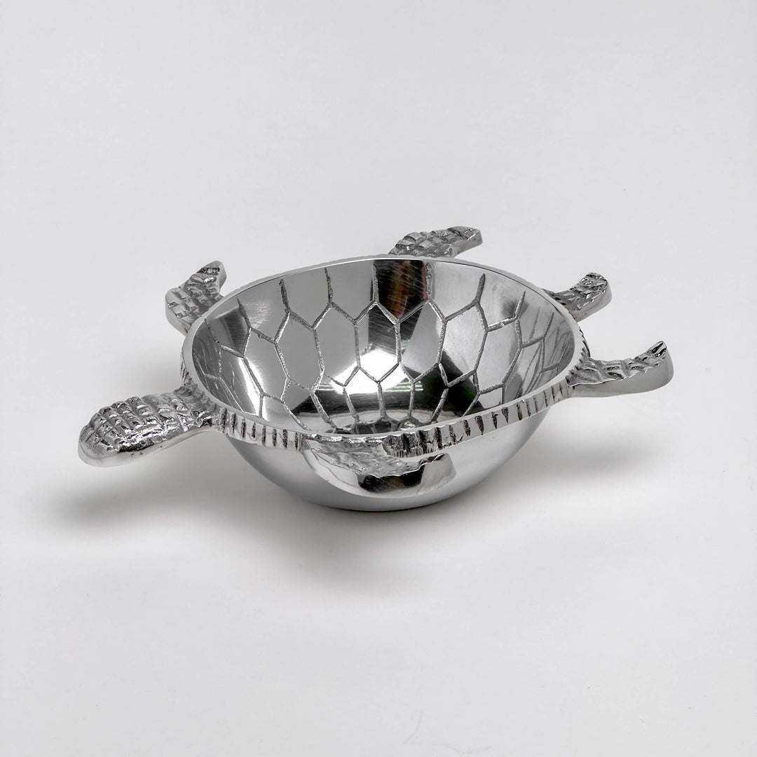 Aluminum Etched Turtle Bowl