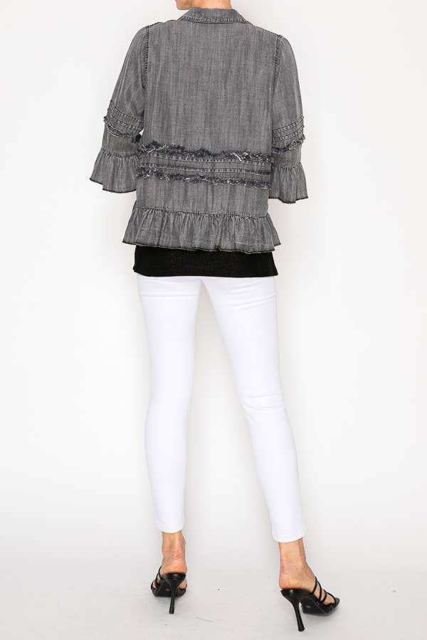 Origami Ruffle Jacket