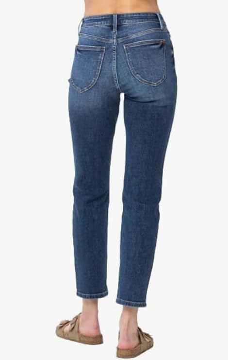 Judy Blue Shield Back Pocket Slim Fit Jeans