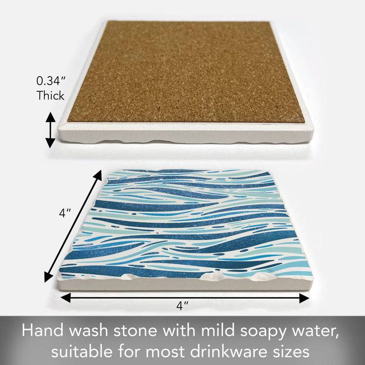 Counter Art Stone Coasters