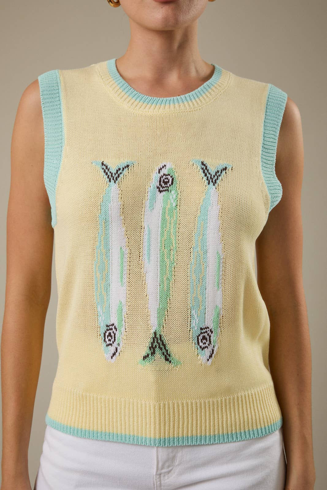 3 Fish Sweater Vest