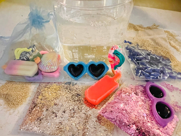 Beach and Ocean and Mermaid Slime Kit