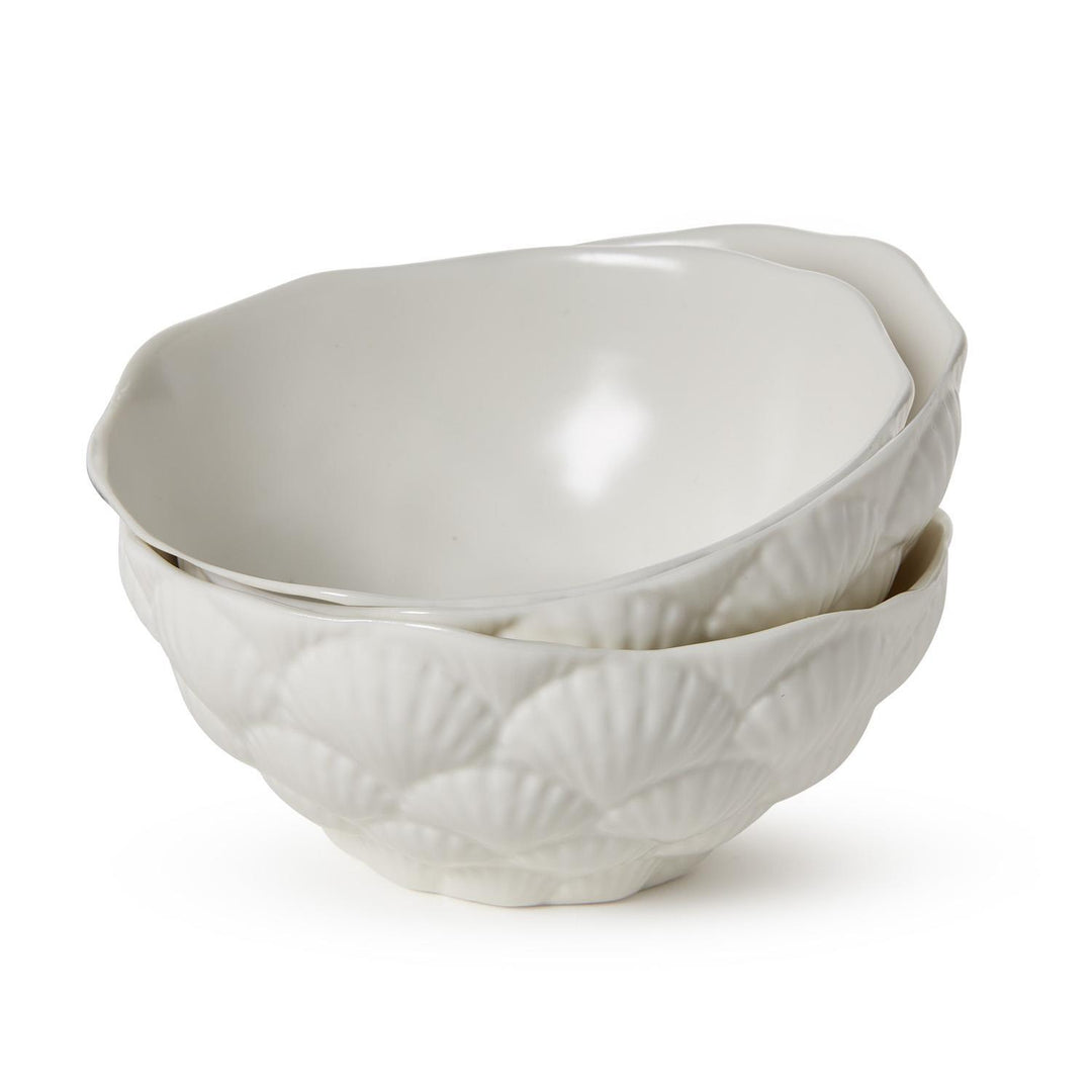 Fan shell tid bit bowl