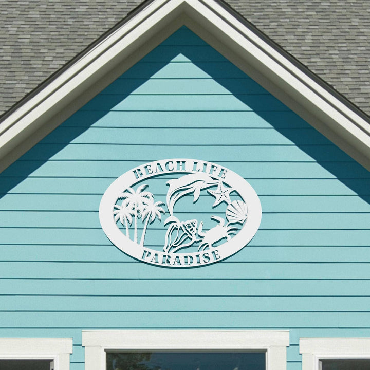 Custom Beach House Sign: 36"