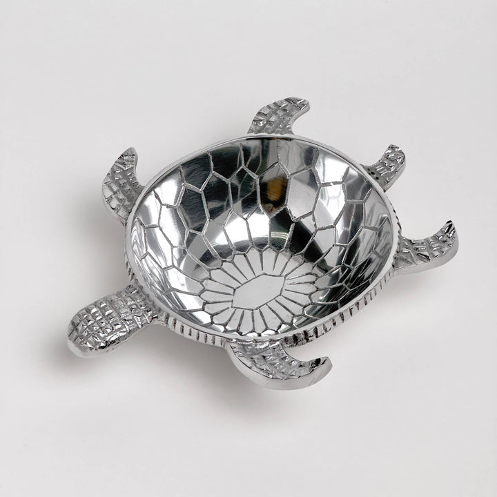 Aluminum Etched Turtle Bowl