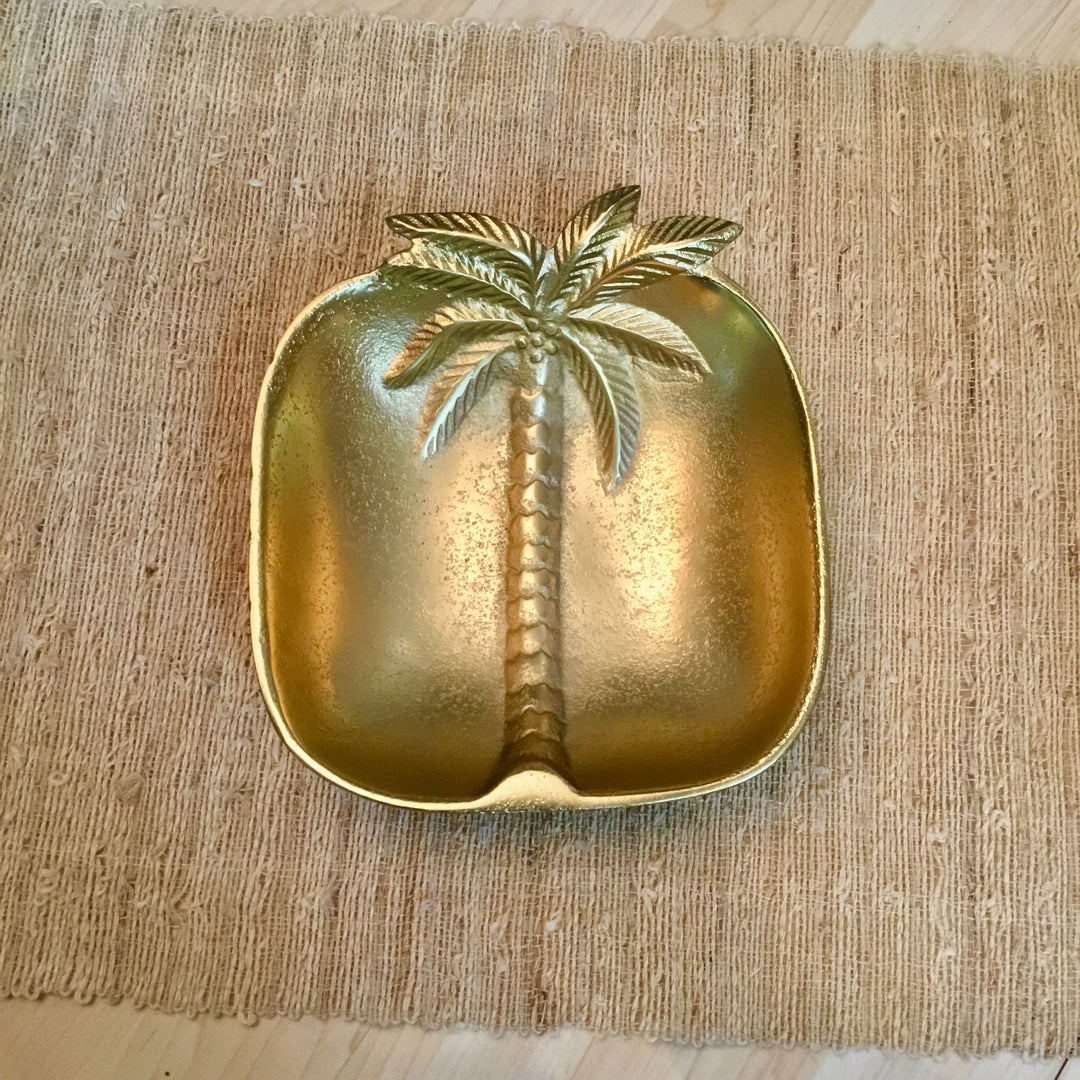 Golden Palm Tree Bowl