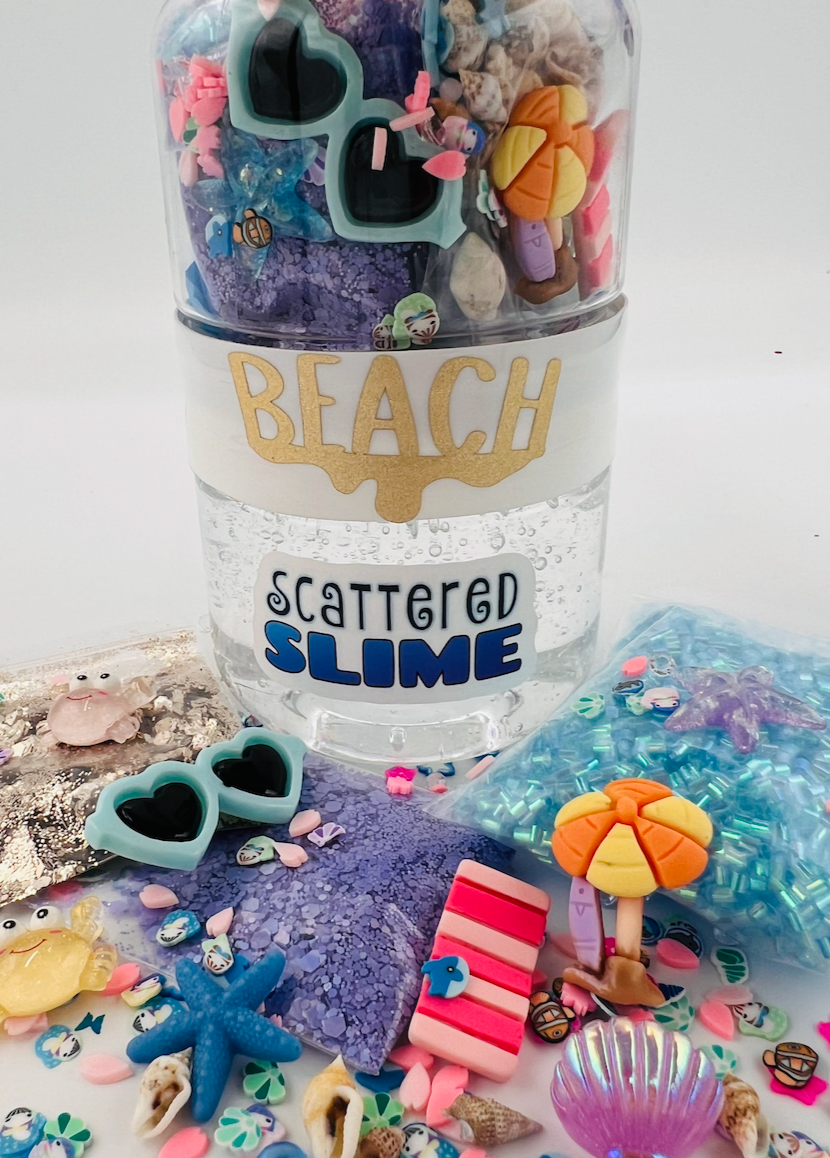 Beach and Ocean and Mermaid Slime Kit