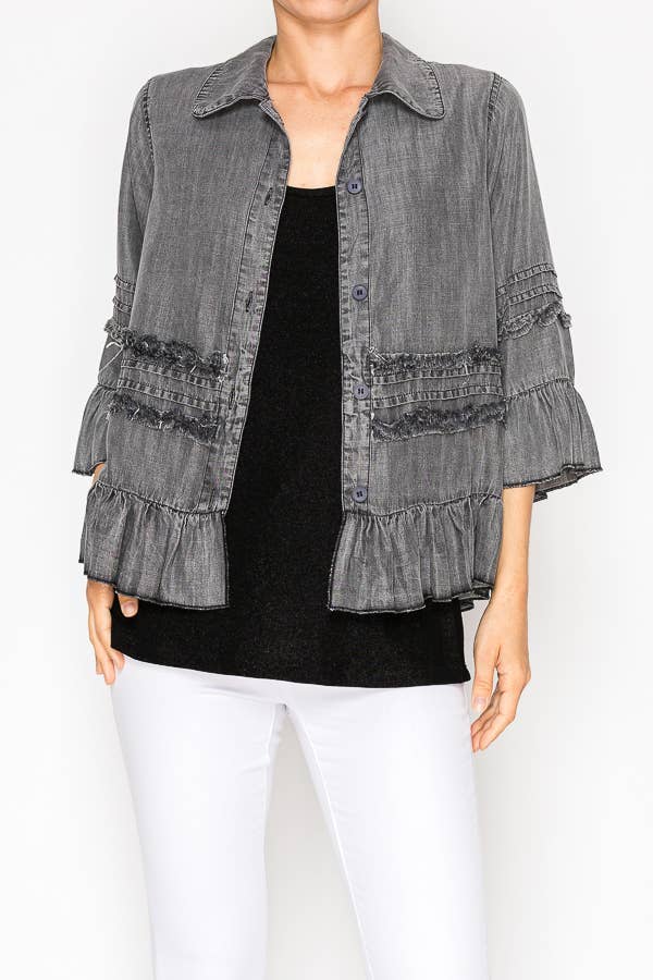 Origami Ruffle Jacket