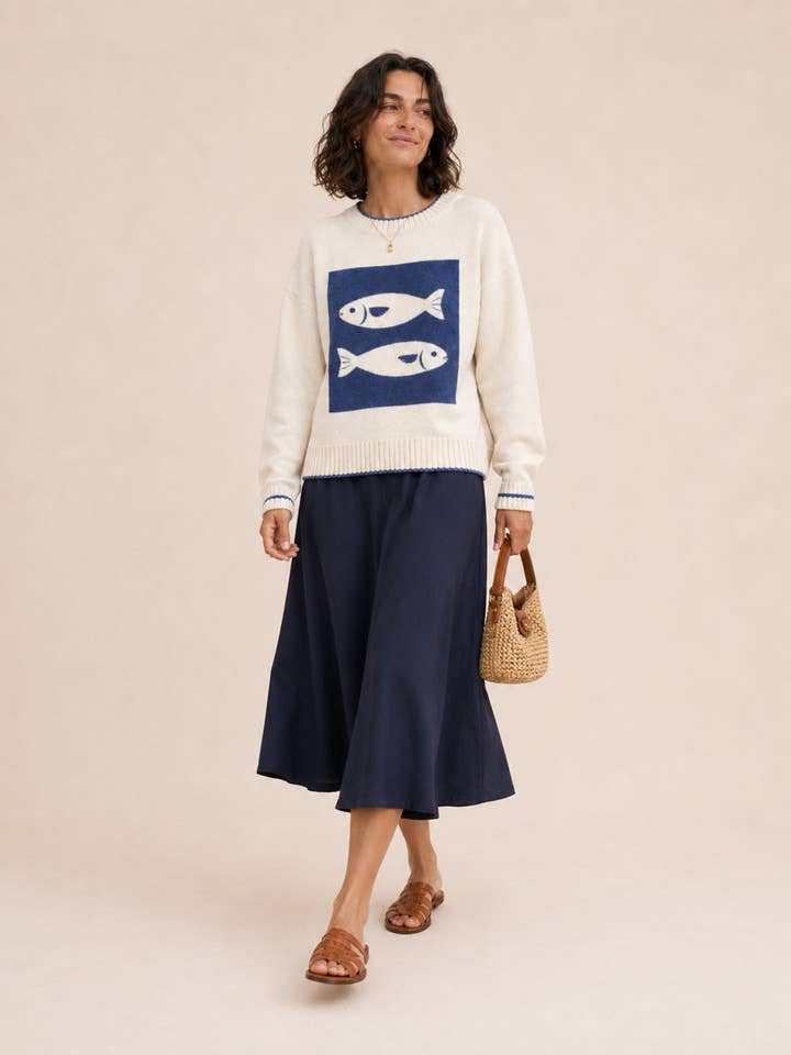 Double Fish Sweater